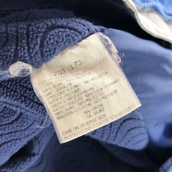 Columbia Womens Interchange Jacket Fleece Liner Zip Out Colorblock Blue M - Picture 5 of 5